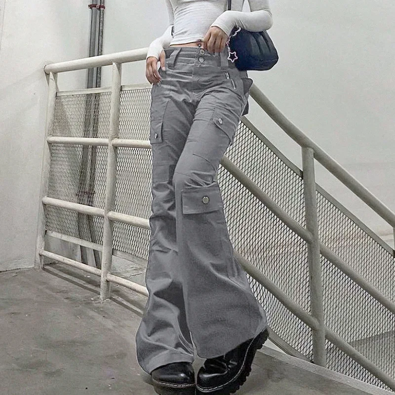 Multi-Pockets Long Jeans Ladies Street Wear Jeans Baggy Pants Y2K Cargo Women Denim Pants Plain Color Straight-Leg
Multi-Pockets Long Jeans Ladies Street Wear Jeans Baggy Pants Y2K Cargo Women Denim Pants Plain Color Straight-Leg