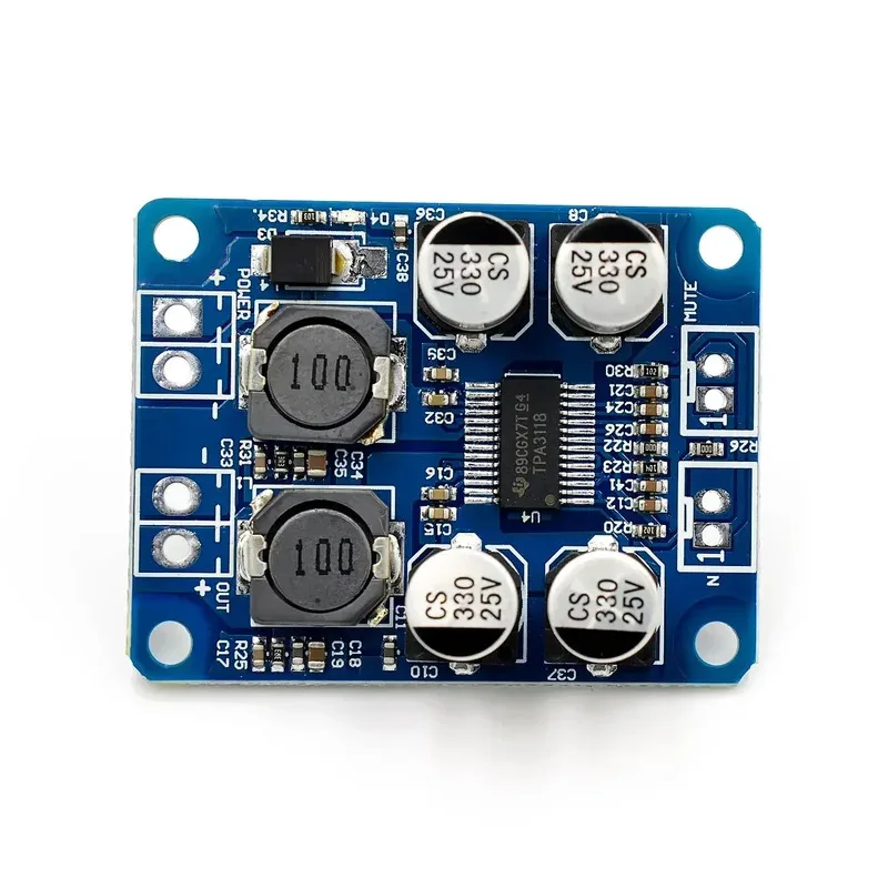 1-10Pcs TPA3118 PBTL Mini Power Amplify Circuit Mono Channel Digital Stereo Amplifier Module 1x60W DC8-24V for 4-8 Ohms Speaker
1-10Pcs TPA3118 PBTL Mini Power Amplify Circuit Mono Channel Digital Stereo Amplifier Module 1x60W DC8-24V for 4-8 Ohms Speaker