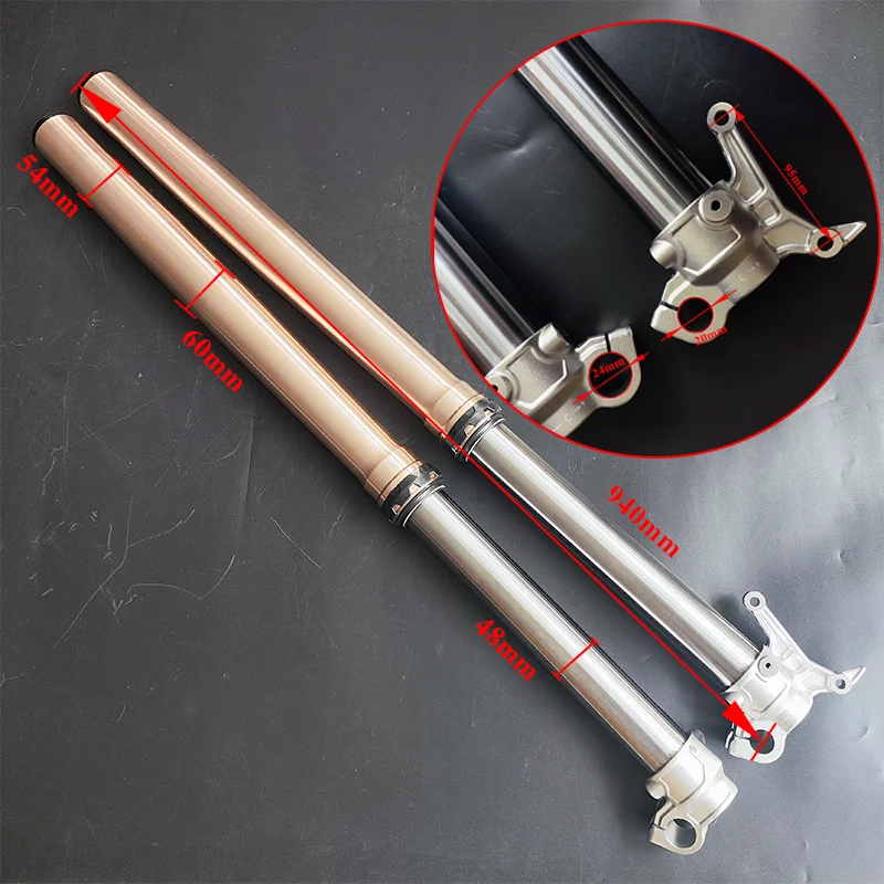53*58.5mm 880mm 920mm 930mm Double Adjustable Damping Dirt Bike Upside Down Inverted Front Fork
53*58.5mm 880mm 920mm 930mm Double Adjustable Damping Dirt Bike Upside Down Inverted Front Fork