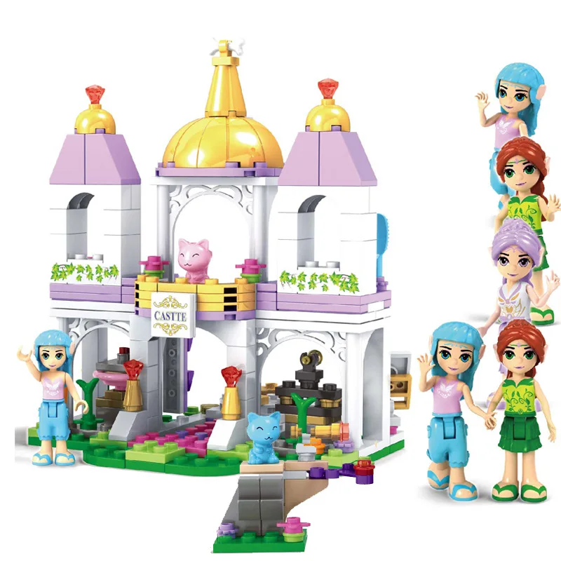 228/PCS DIY Compatible Assembled Small Particle Building Block Princess Castle Cat Flowers Model Bricks Set Toys Girl Gifts
228/PCS DIY Compatible Assembled Small Particle Building Block Princess Castle Cat Flowers Model Bricks Set Toys Girl Gifts