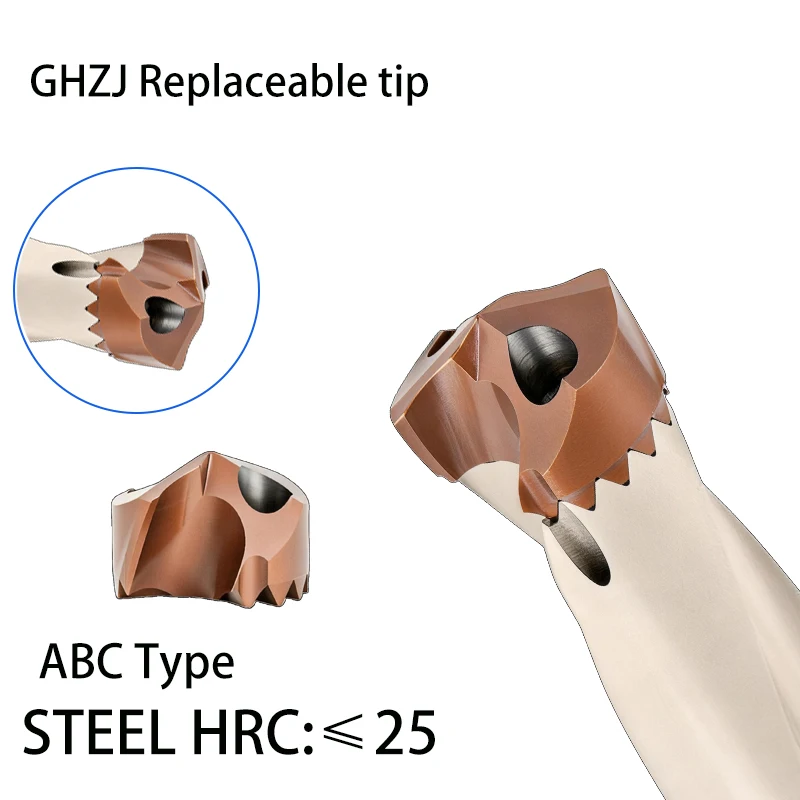 ACB Toothed U Drill Insert, Hard Alloy Tungsten Steel Internal Cold Drill Diameter 10-26mm, Steml HRC Less Than 25
ACB Toothed U Drill Insert, Hard Alloy Tungsten Steel Internal Cold Drill Diameter 10-26mm, Steml HRC Less Than 25