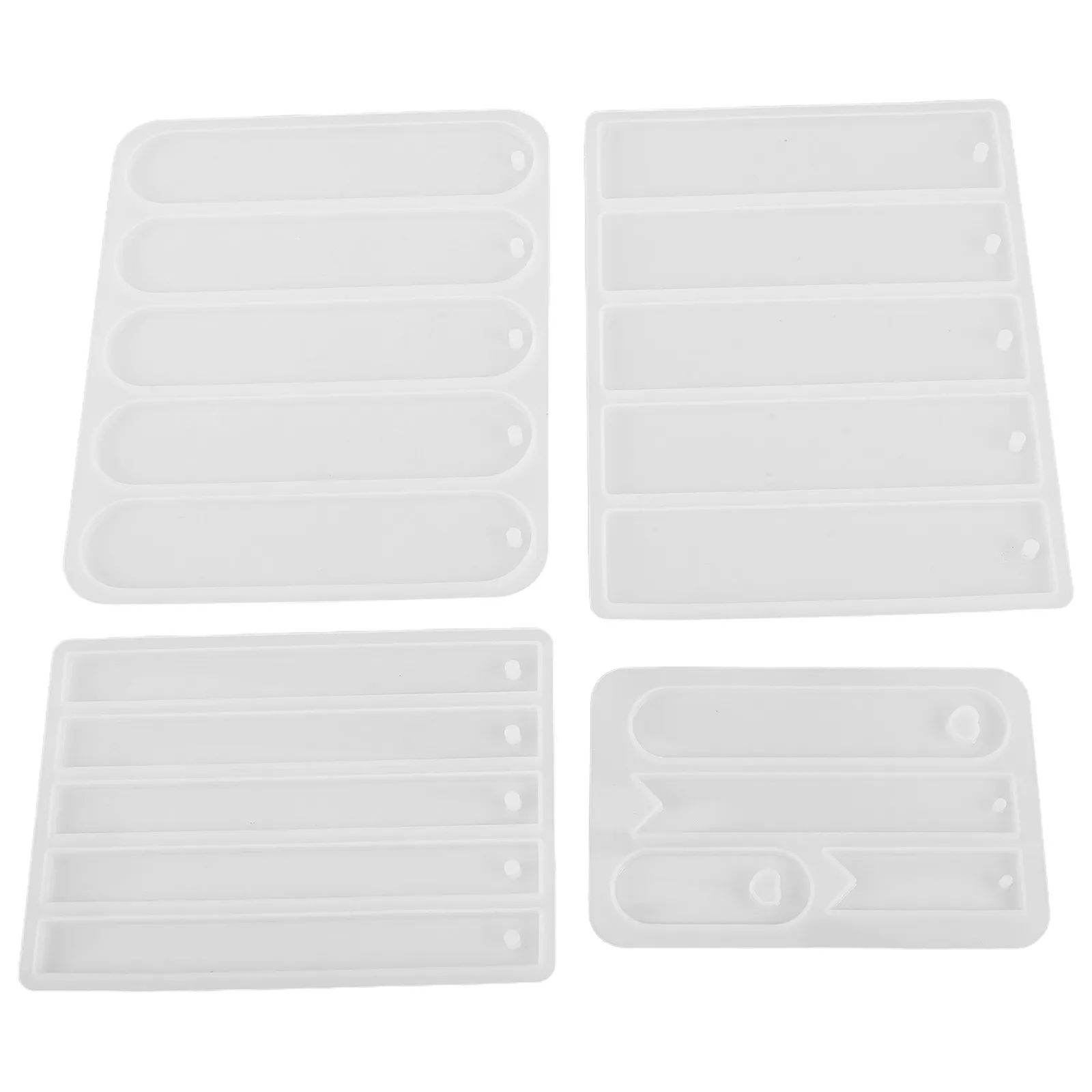4Pcs Rectangle Silicone Resin Molds for Bookmarks and Pendants DIY Epoxy Resin Casting Craft Supplies Easy Demolding Reusable
4Pcs Rectangle Silicone Resin Molds for Bookmarks and Pendants DIY Epoxy Resin Casting Craft Supplies Easy Demolding Reusable