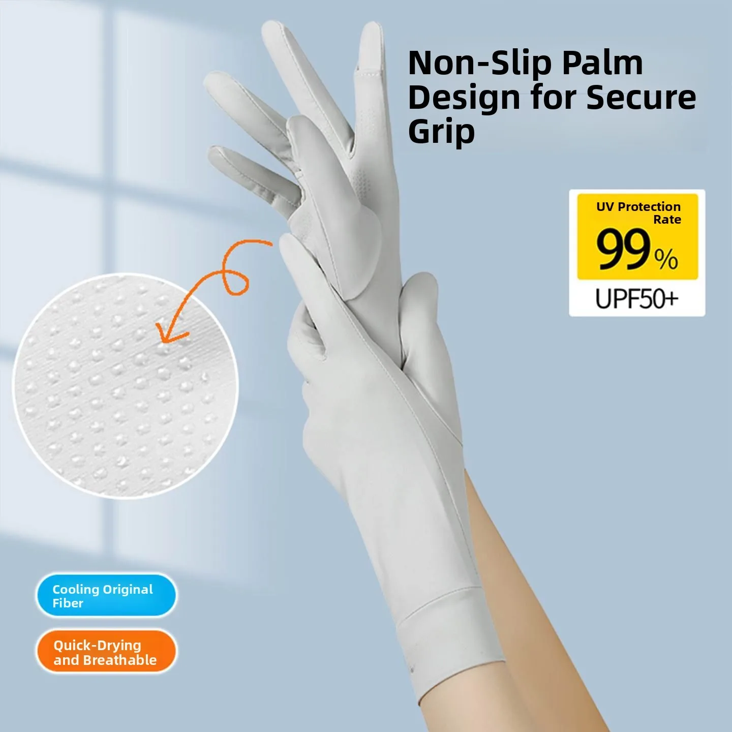 Sun Protection Ice Silk Cycling Gloves Thin Breathable Summer Ladies UV Protection Touch Screen Driving Long Mid-Length
Sun Protection Ice Silk Cycling Gloves Thin Breathable Summer Ladies UV Protection Touch Screen Driving Long Mid-Length