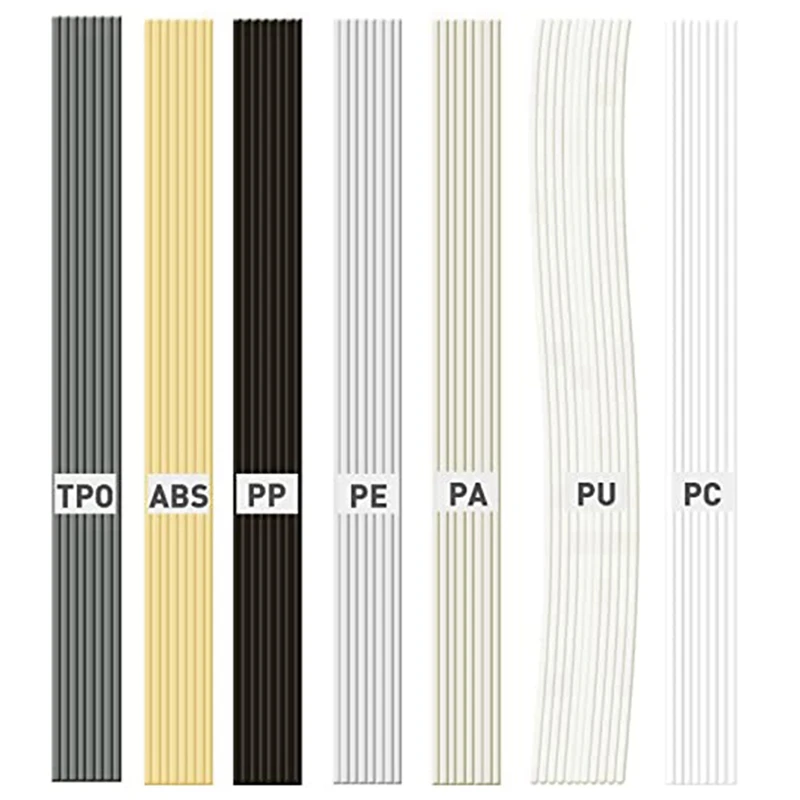 HOT! 168PCS Plastic Welding Rods, 7 Types ABS PP PU PE PA PC TPO 13 Inch Plastic Welder Rod For Car Bumper Kayak
HOT! 168PCS Plastic Welding Rods, 7 Types ABS PP PU PE PA PC TPO 13 Inch Plastic Welder Rod For Car Bumper Kayak