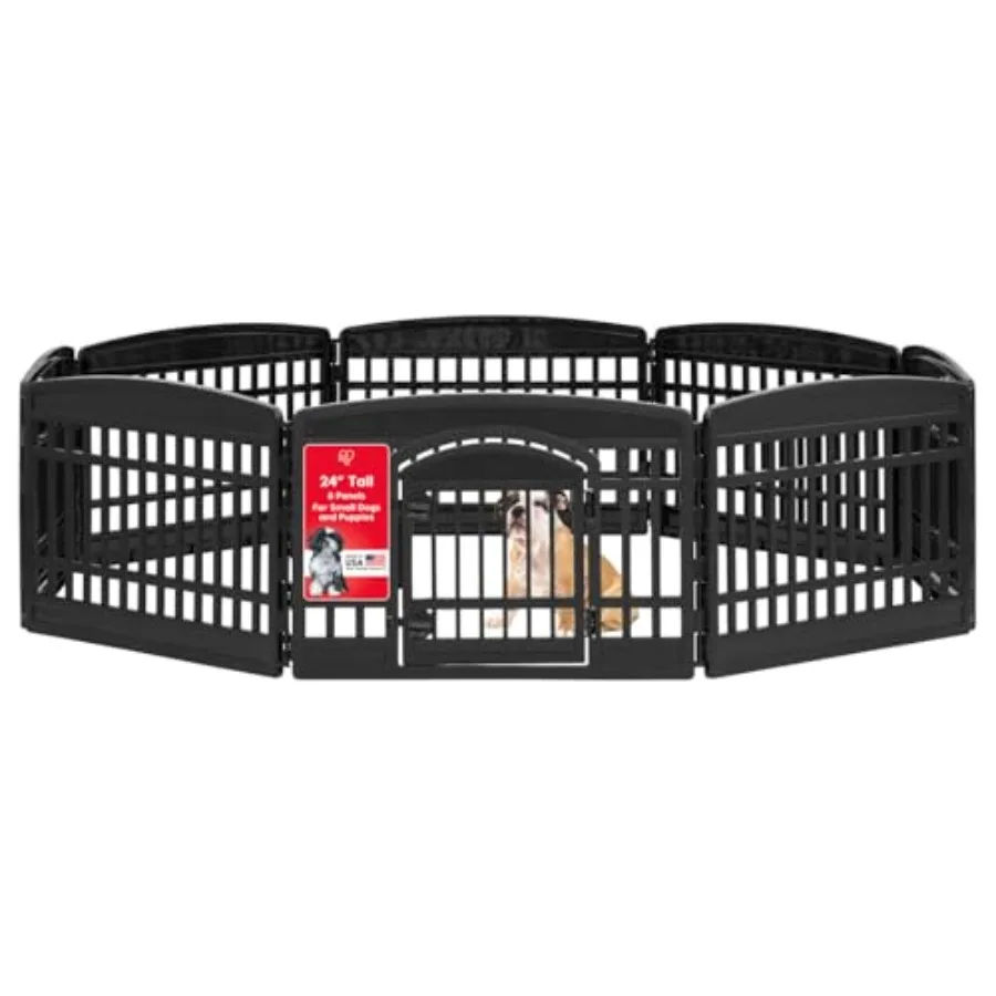 Dog Playpen 24" 8-Panel Dog Playpen Large Puppy Playpen Indoor 83.5 x 83.5 x 24 Spacious Dog Play Pen Indoors for Multiple Pupp
Dog Playpen 24" 8-Panel Dog Playpen Large Puppy Playpen Indoor 83.5 x 83.5 x 24 Spacious Dog Play Pen Indoors for Multiple Pupp