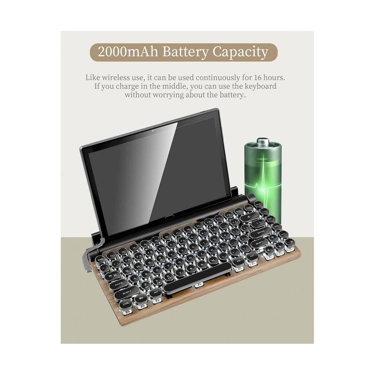 83 Keys Gaming Keyboards Retro Typewriter Keyboard Wireless Bluetooth Keyboard USB Mechanical Punk Keycaps for PC, D
83 Keys Gaming Keyboards Retro Typewriter Keyboard Wireless Bluetooth Keyboard USB Mechanical Punk Keycaps for PC, D
