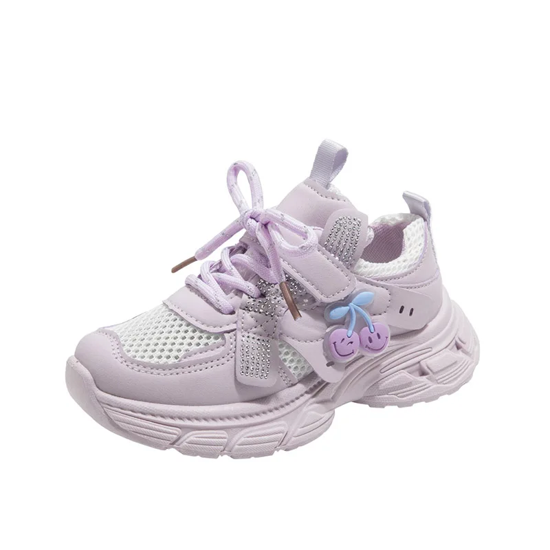 2026 Summer New Little Girls Cute Cherry Air Mesh Sneakers Soft Sole Comfortable Student Sports Shoes for Kids
2026 Summer New Little Girls Cute Cherry Air Mesh Sneakers Soft Sole Comfortable Student Sports Shoes for Kids