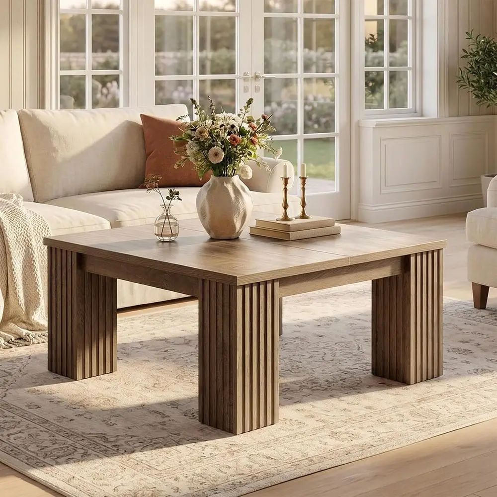 39-Inch Square Coee Table, armhouse Wooden Coee Table with luted Legs, Rustic Large Center Table or Living Room, Easy Assembly,
39-Inch Square Coee Table, armhouse Wooden Coee Table with luted Legs, Rustic Large Center Table or Living Room, Easy Assembly,
