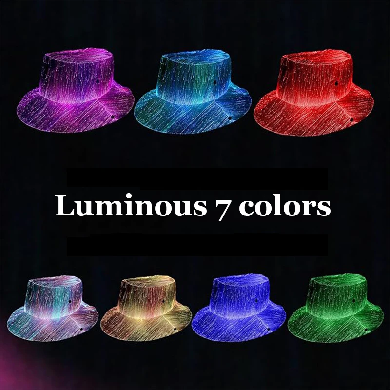 New Cool Luminous Fisherman's Hat Fashion Fiber Optic Flash Hat Trendy Outdoor Illuminated Cap for Night Activities
New Cool Luminous Fisherman's Hat Fashion Fiber Optic Flash Hat Trendy Outdoor Illuminated Cap for Night Activities