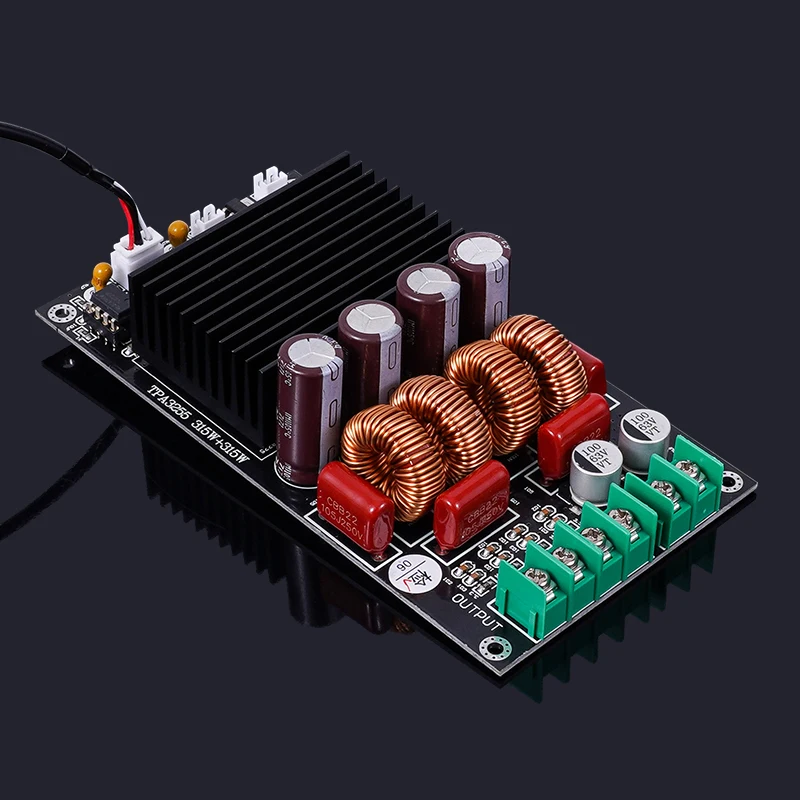 300W *2 HIFI Digital power amplifier board TPA3255 2.0CH Preamplifier for Audio System
300W *2 HIFI Digital power amplifier board TPA3255 2.0CH Preamplifier for Audio System