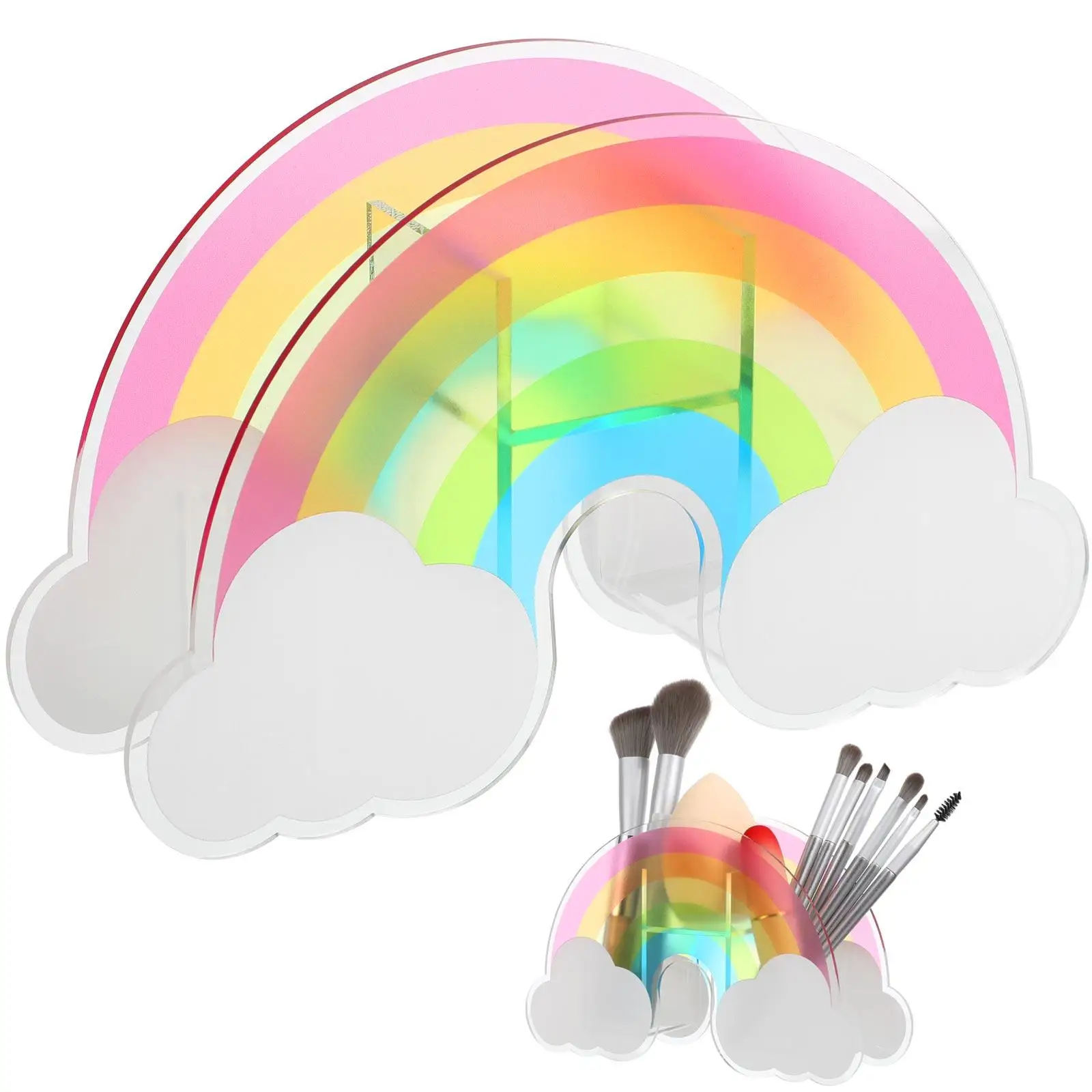 Section Storage Child Lead Pencils Clear Acrylic Rainbow Makeup Brush Holder Creative
Section Storage Child Lead Pencils Clear Acrylic Rainbow Makeup Brush Holder Creative