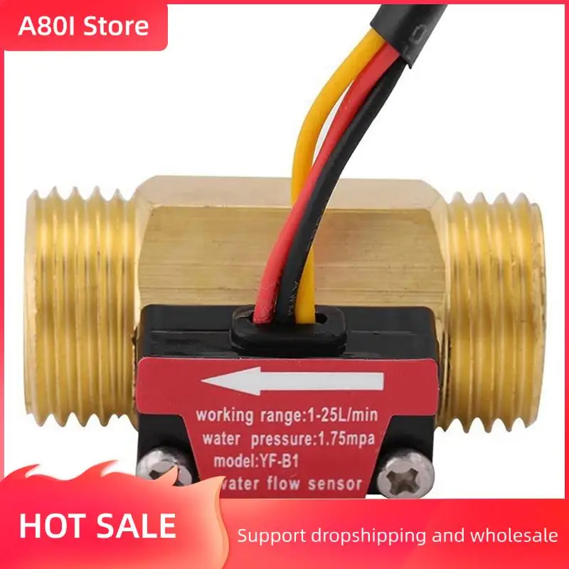 A80I 3 Piece Of Yf-B1 Turbine Water Flow Sensor G1 / 2 Inch Electromagnetic Brass In-Line Hall Switch Male Thread 1-25 L/Min
A80I 3 Piece Of Yf-B1 Turbine Water Flow Sensor G1 / 2 Inch Electromagnetic Brass In-Line Hall Switch Male Thread 1-25 L/Min