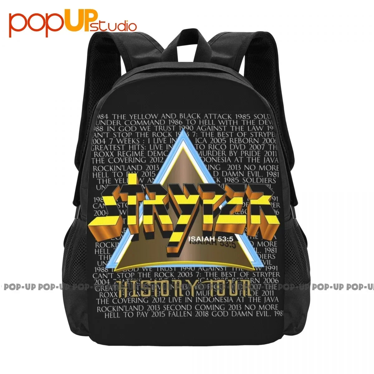 Stryper 2019, виниловый DVD-плакат с историей, P-390, рюкзак большой емкости, новейшая сумка в мягкой обложке для спортзала, сумки для путешествий
Stryper 2019, виниловый DVD-плакат с историей, P-390, рюкзак большой емкости, новейшая сумка в мягкой обложке для спортзала, сумки для путешествий
