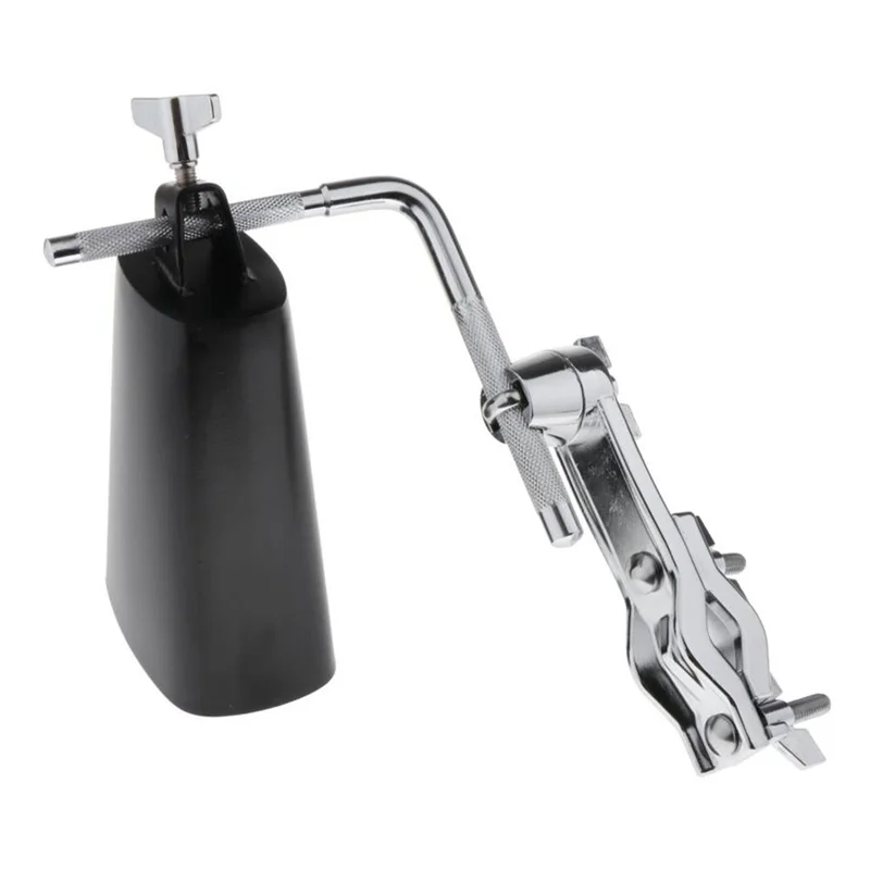 【Hot Cake】Metal Cow Bell Noise Maker Percussion Instrument Mountable Black For Drum Set With Stand Mount Clamp
【Hot Cake】Metal Cow Bell Noise Maker Percussion Instrument Mountable Black For Drum Set With Stand Mount Clamp