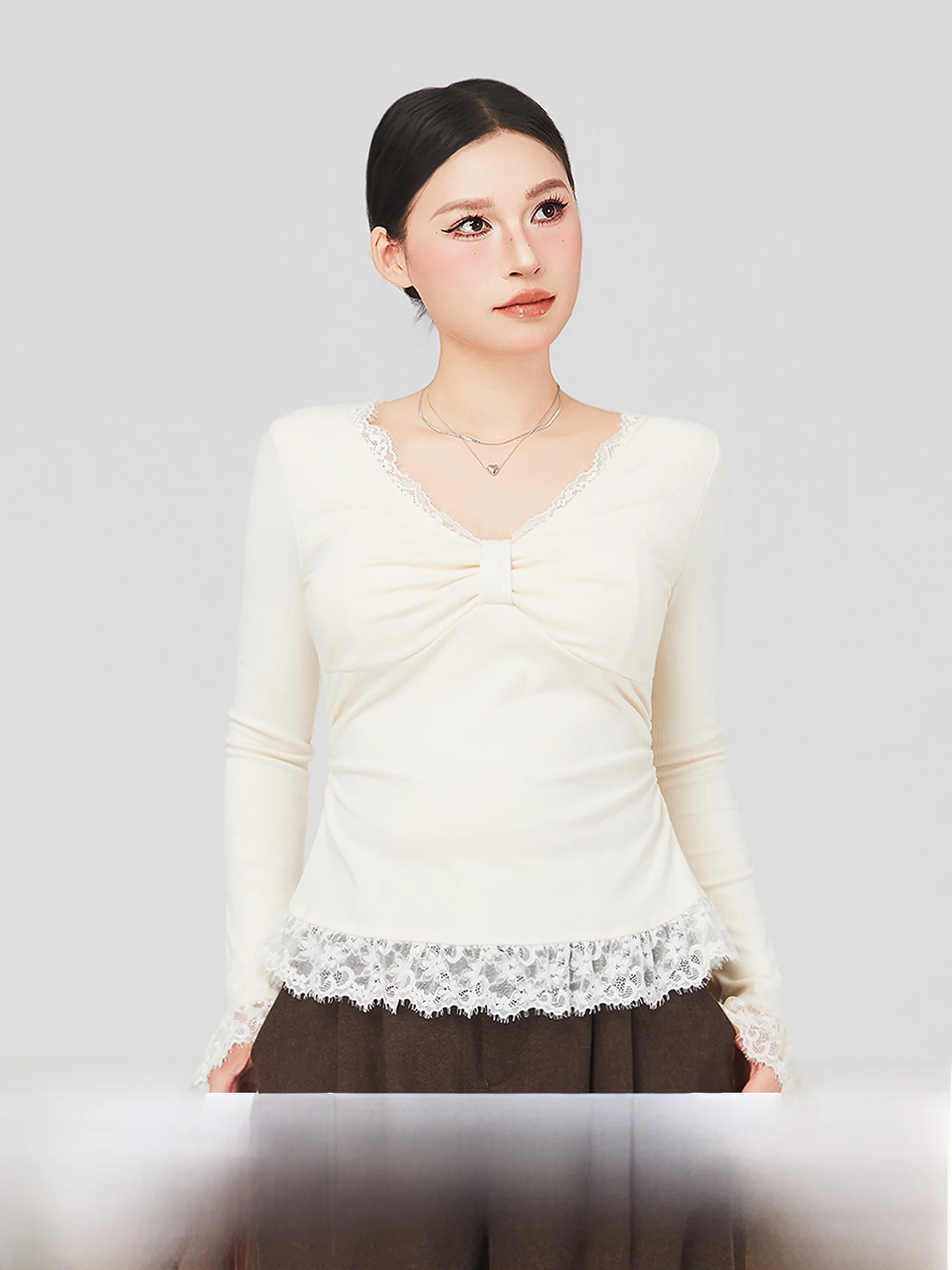 plus Size Women's Early Spring Long Sve Lace Trim Splice Slim Fit Base irt Beautiful And Slimming Floral Print T Top
plus Size Women's Early Spring Long Sve Lace Trim Splice Slim Fit Base irt Beautiful And Slimming Floral Print T Top