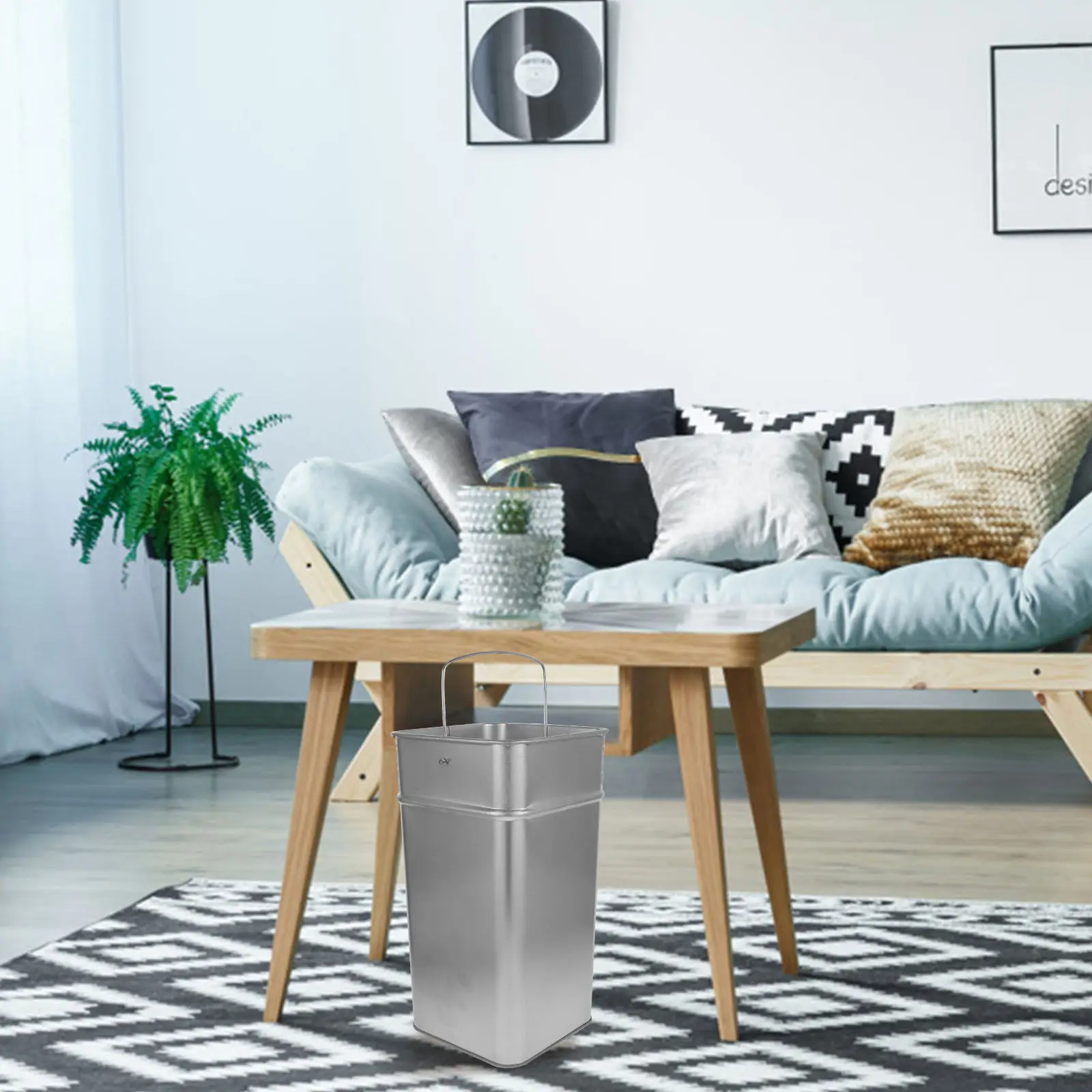 Оцинкованный металлический мусорный бак для улицы, сверхпрочный, с внутренним ведром, большой емкости, устойчивый к ржавчине, для сада и двора
Оцинкованный металлический мусорный бак для улицы, сверхпрочный, с внутренним ведром, большой емкости, устойчивый к ржавчине, для сада и двора