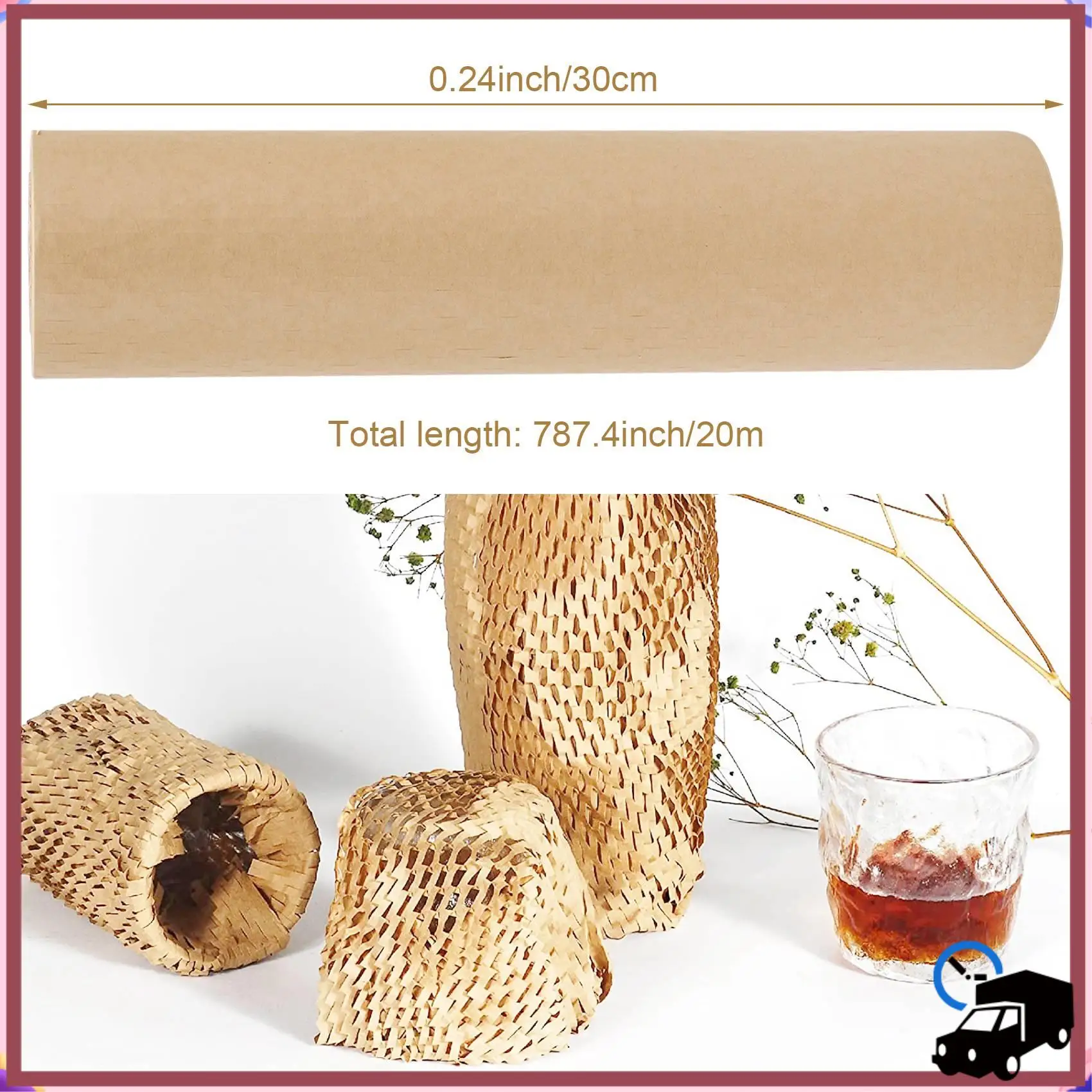 Efficient Honeycomb Packaging Paper Cushioning Kraft Paper Wrap Roll 11.8 Inch X 65 Feet Eco-Friendly Honeycomb Protective Wrap
Efficient Honeycomb Packaging Paper Cushioning Kraft Paper Wrap Roll 11.8 Inch X 65 Feet Eco-Friendly Honeycomb Protective Wrap