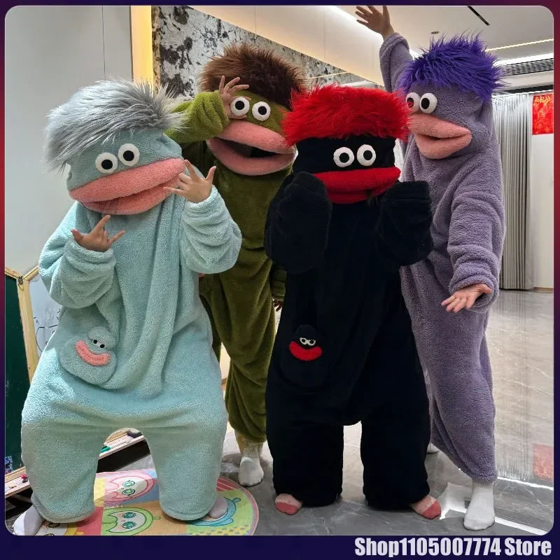 2026 New Long-Haired Clownfish Jumpsuit Big Mouth Fish Onesie Pajamas Coral Fleece Autumn Winter Weird Abstract Home Clothes
2026 New Long-Haired Clownfish Jumpsuit Big Mouth Fish Onesie Pajamas Coral Fleece Autumn Winter Weird Abstract Home Clothes