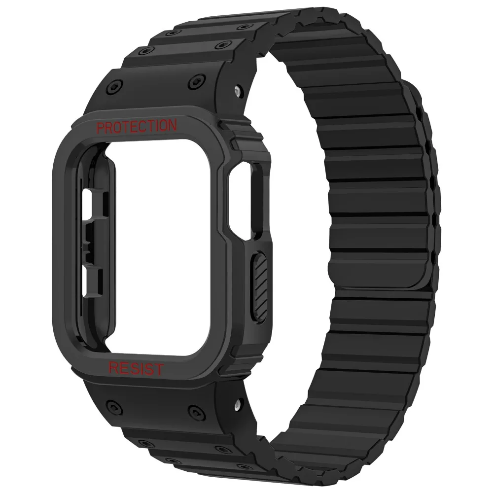 Case+Strap for Apple Watch 45mm 44mm 49mm 42mm 38mm 41mm40mm Magnetic Silicone Wristband iWatch Series Ultra 9 8 7 6 5 3 SE Band
Case+Strap for Apple Watch 45mm 44mm 49mm 42mm 38mm 41mm40mm Magnetic Silicone Wristband iWatch Series Ultra 9 8 7 6 5 3 SE Band