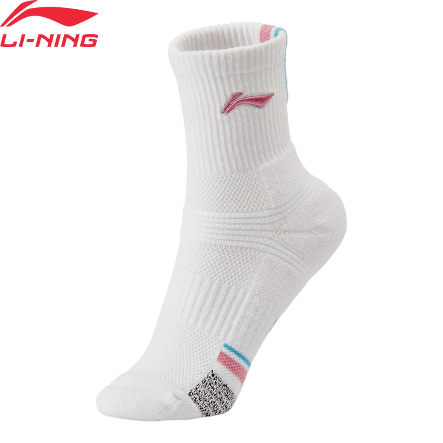 Li-Ning Women Badminton Sports Socks 22-25cm 59%Cotton 19.1%Polyamide 14.8%Polyester 7.1%Elastane LiNing Breathable Sock AWSU072
Li-Ning Women Badminton Sports Socks 22-25cm 59%Cotton 19.1%Polyamide 14.8%Polyester 7.1%Elastane LiNing Breathable Sock AWSU072