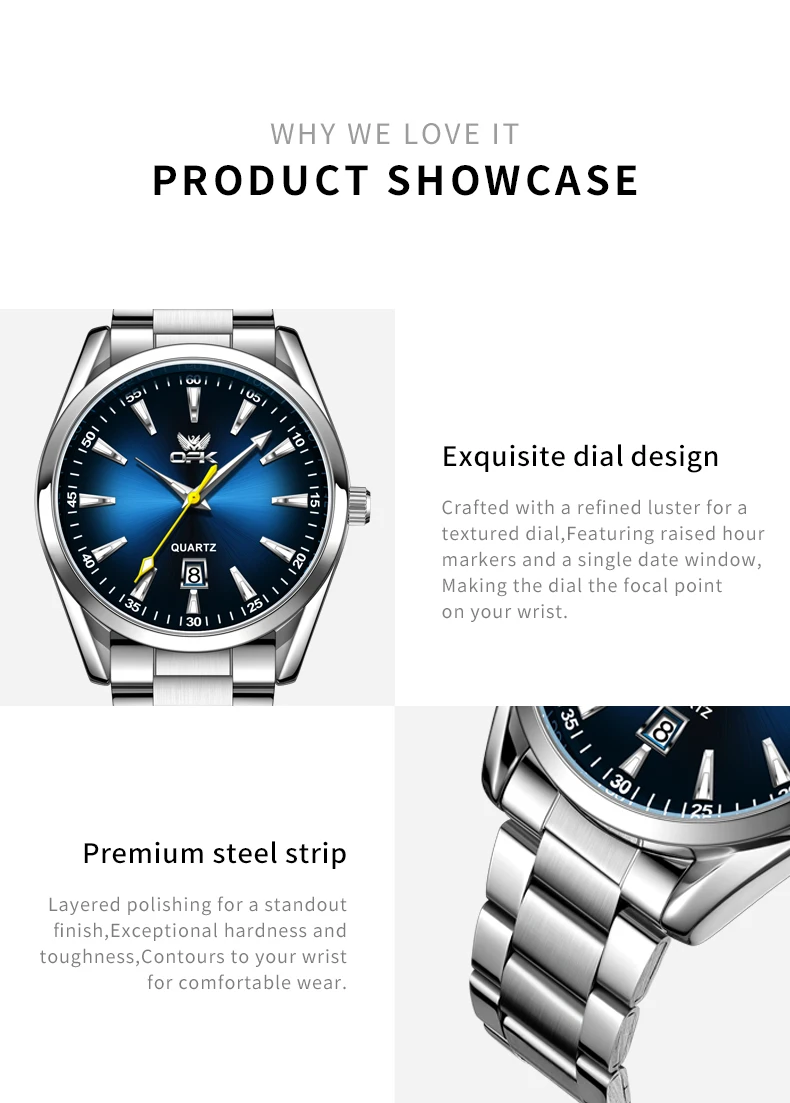 OPK brand cross-border hot selling business waterproof single calendar quartz watch men's watch 6088 OPK brand cross-border hot selling business waterproof single calendar quartz watch men's watch 6088