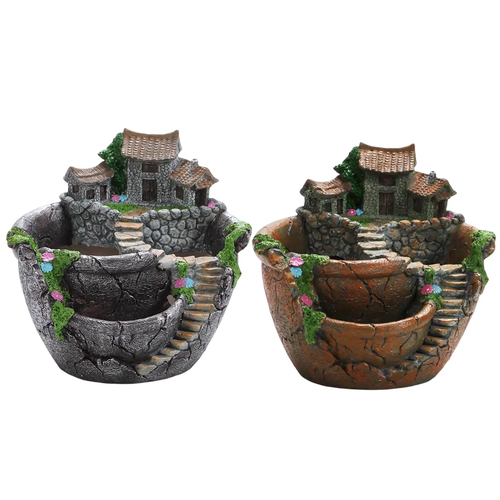 Flower Pot, Micro Landscape Decorative Holders for Balcony Home Desktop Decoration
Flower Pot, Micro Landscape Decorative Holders for Balcony Home Desktop Decoration