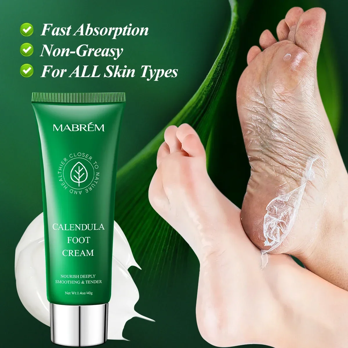 Foot Treatment Cream Whitening Anti-cracking Moisturizing Foot Care Exfoliating Scrub Anti-dry Calendula Olive Repair 40g
Foot Treatment Cream Whitening Anti-cracking Moisturizing Foot Care Exfoliating Scrub Anti-dry Calendula Olive Repair 40g