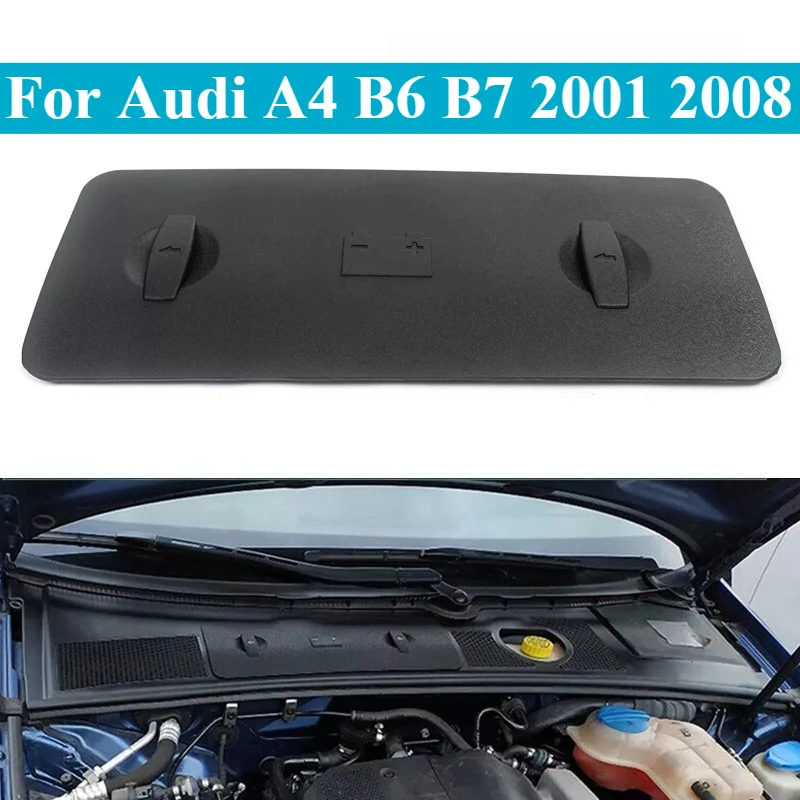For Audi A4 B6 B7 2001 2008 Battery Cover Tray Front Water Drain Panel Hood Battery Lid Replacement Auto Parts Car Accessories
For Audi A4 B6 B7 2001 2008 Battery Cover Tray Front Water Drain Panel Hood Battery Lid Replacement Auto Parts Car Accessories