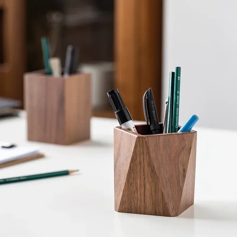 Pencil Holder Solid Wood Black Walnut Pencil Holder Wooden Learning Office Stationery Storage Box Beech Pencil Holder
Pencil Holder Solid Wood Black Walnut Pencil Holder Wooden Learning Office Stationery Storage Box Beech Pencil Holder
