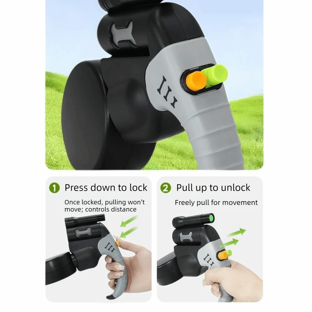 3M Rope Retractable Dog Leash 360 Rotatable Reflective Double Dog Walking Leash Automatic Adjustable Double Dog Leash
3M Rope Retractable Dog Leash 360 Rotatable Reflective Double Dog Walking Leash Automatic Adjustable Double Dog Leash