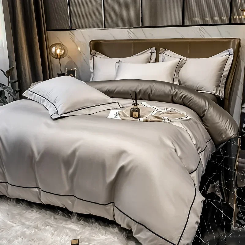 Embroidery Bedding set Egyptian cotton 600TC quilt cover soft duvet cover Luxury flat/fitted bed sheet pillowcases
Embroidery Bedding set Egyptian cotton 600TC quilt cover soft duvet cover Luxury flat/fitted bed sheet pillowcases