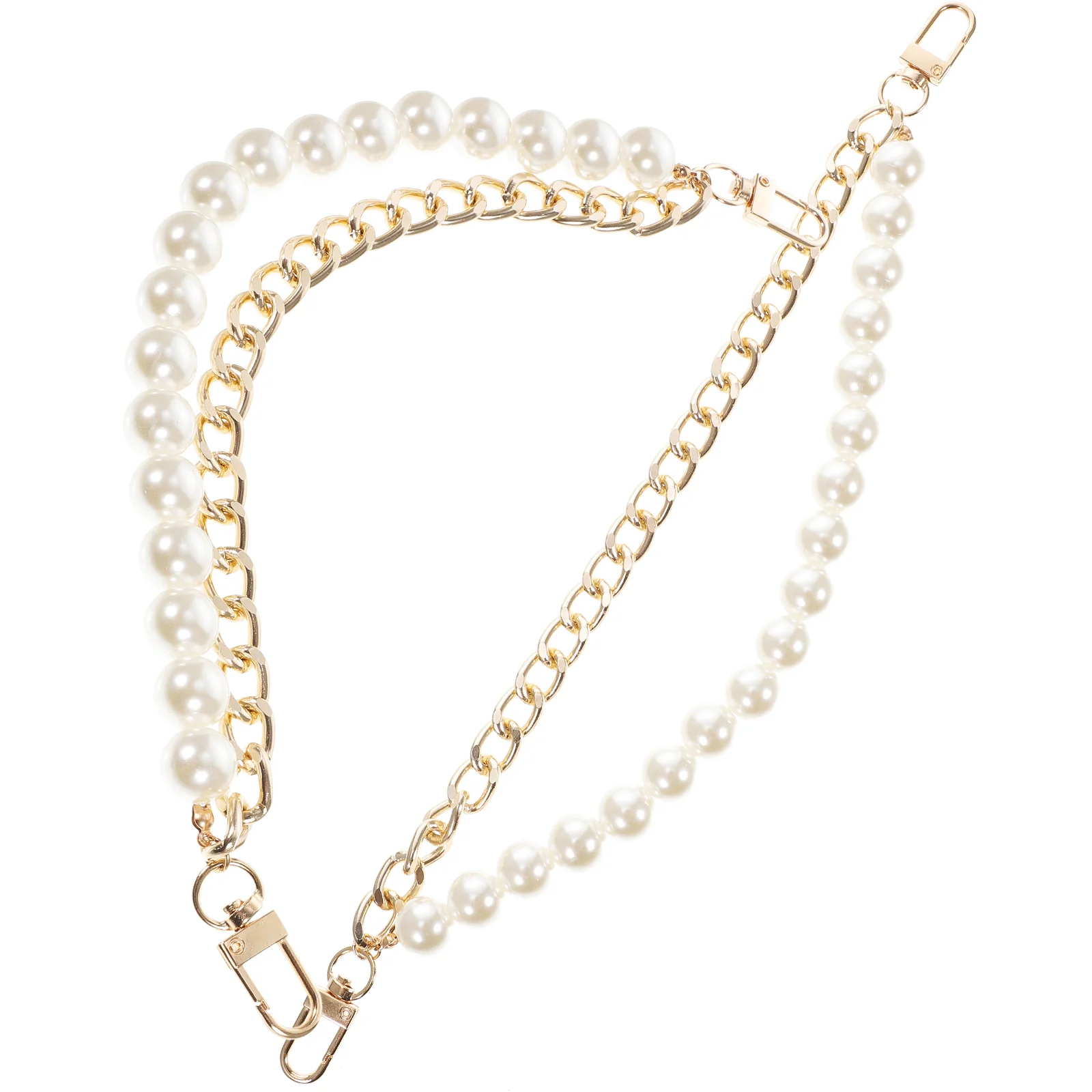 2pcs DIY Handbag Pearl Chain DIY Handbag Strap Shoulder Bag Making Strap Replacement Handbag Replacement Chain
2pcs DIY Handbag Pearl Chain DIY Handbag Strap Shoulder Bag Making Strap Replacement Handbag Replacement Chain