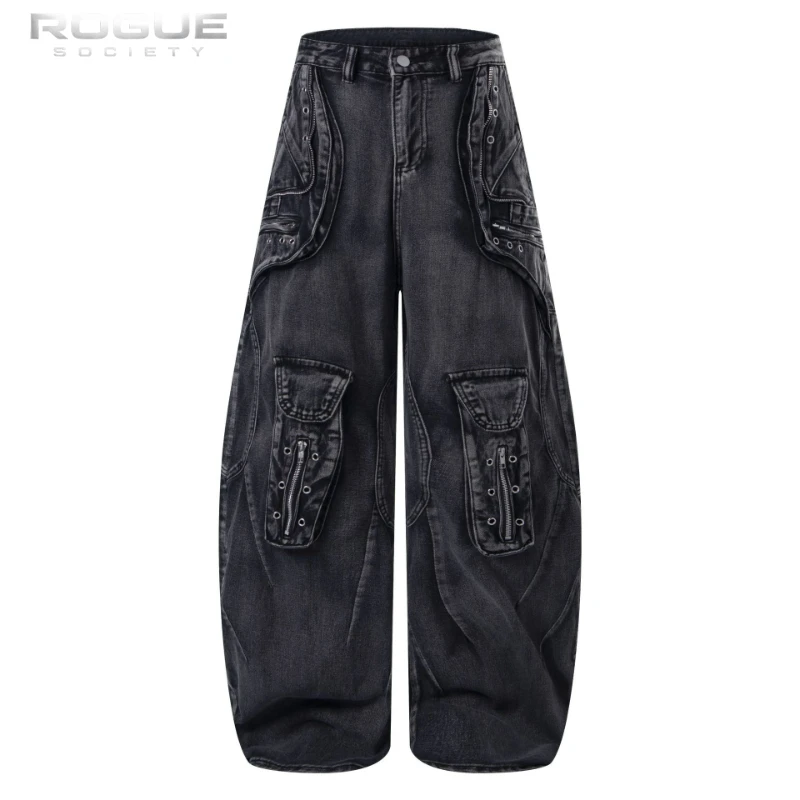 Grunge Harajuku Trousers Streetwear Y2K Heavyweight Multi Pocket Cargo Jeans High Waist Loose Curved Denim Pants Unisex Hip Hop
Grunge Harajuku Trousers Streetwear Y2K Heavyweight Multi Pocket Cargo Jeans High Waist Loose Curved Denim Pants Unisex Hip Hop