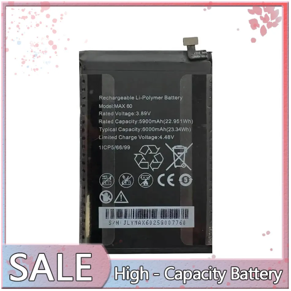 For Symphony Max 60 Mobile Phone Battery Reliable Replacement 6000Mah
For Symphony Max 60 Mobile Phone Battery Reliable Replacement 6000Mah