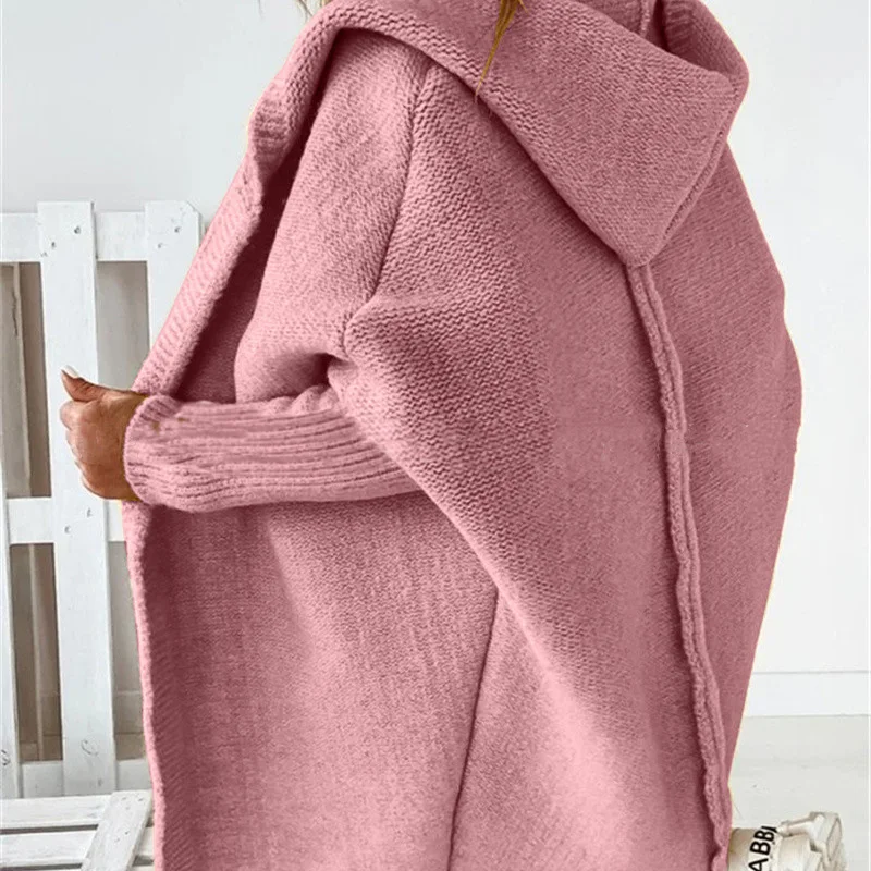 2024 New Women's Knitted Cardigan Coat Casual Batwing Sve Jaet Hooded Open Cardigan Soft Medium Thin Long Sve
2024 New Women's Knitted Cardigan Coat Casual Batwing Sve Jaet Hooded Open Cardigan Soft Medium Thin Long Sve