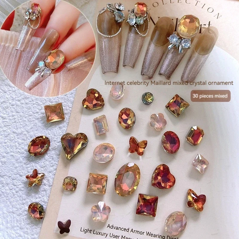 Nail Art Charms Pointed Bottom Shaped Premium Grey/Coffee Rhinestone Jewelry Shiny Crystal 3D Fingernail DIY Decoration
Nail Art Charms Pointed Bottom Shaped Premium Grey/Coffee Rhinestone Jewelry Shiny Crystal 3D Fingernail DIY Decoration