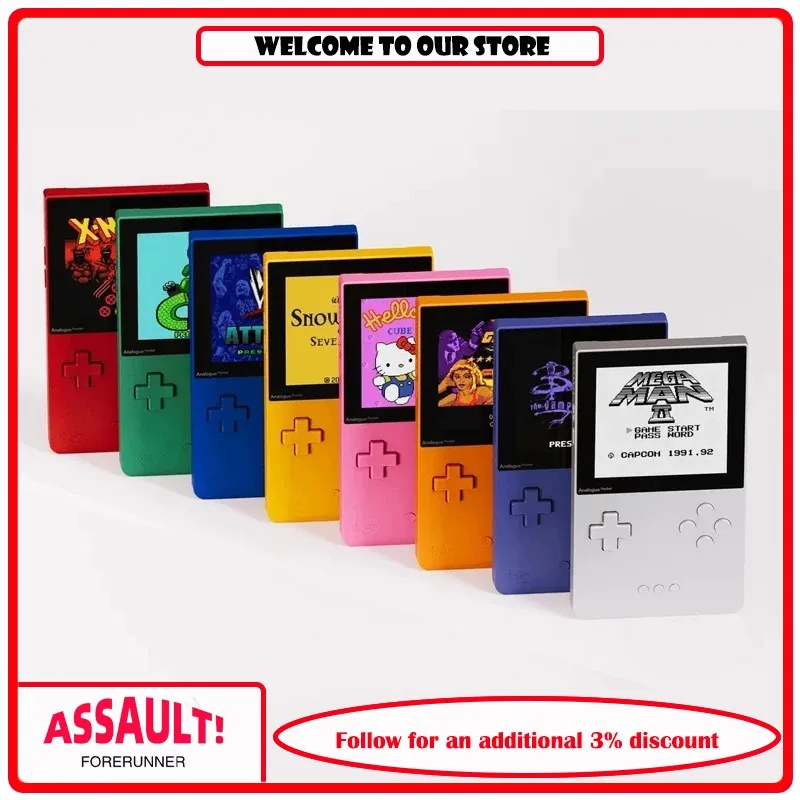 Analogue Pocket: a handheld game console that natively supports GBA/GBC retro game cartridges via hardware emulation
Analogue Pocket: a handheld game console that natively supports GBA/GBC retro game cartridges via hardware emulation