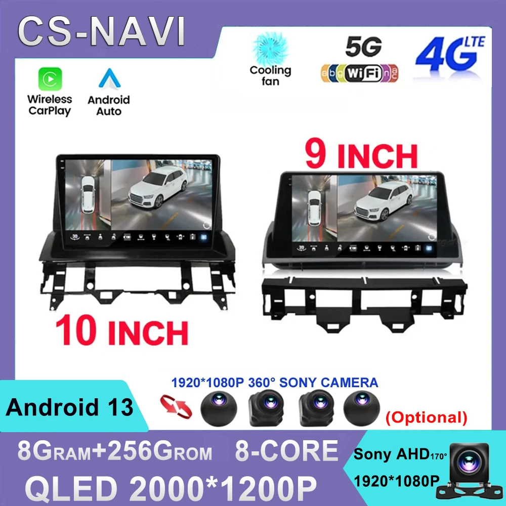 Для Mazda 6 2002 2003 2004 2005 2006 2007 2008 мультимедийный автомобильный DVD-плеер навигация GPS РАДИО Wifi BT 4G Carplay 2Din Android 13
Для Mazda 6 2002 2003 2004 2005 2006 2007 2008 мультимедийный автомобильный DVD-плеер навигация GPS РАДИО Wifi BT 4G Carplay 2Din Android 13