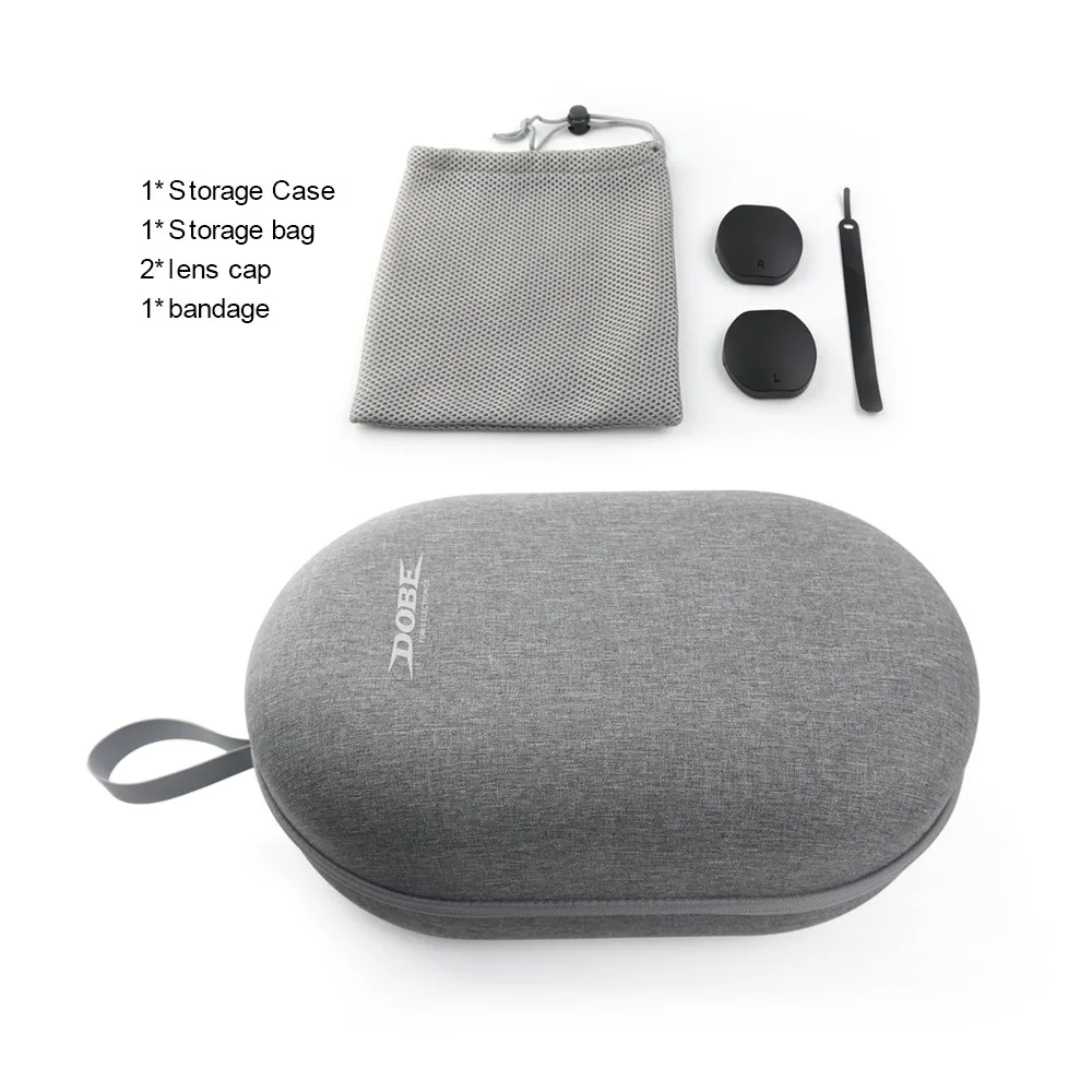 For PS VR2 portable zipper storage bag can accommodate VR headset + handle storage bag
For PS VR2 portable zipper storage bag can accommodate VR headset + handle storage bag