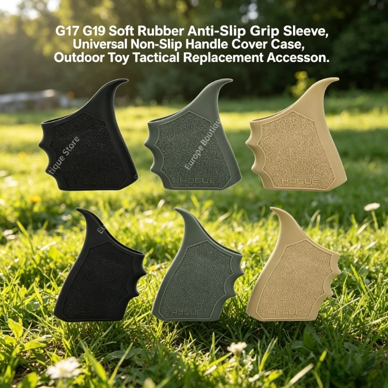 G17 G19 Soft Rubber Anti-Slip Grip Sleeve Universal Non-Slip Handle Cover Case for Sport Tactical Airsoft Model Parts
G17 G19 Soft Rubber Anti-Slip Grip Sleeve Universal Non-Slip Handle Cover Case for Sport Tactical Airsoft Model Parts