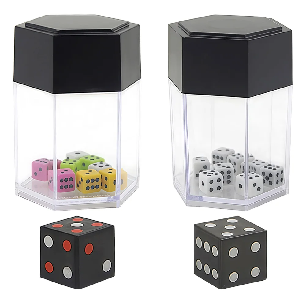2 Magic Exploding Dice Trick Toys, Available in Colorful or Black & White, Easy-to-Learn Close-Up Magic Street Performance Props
2 Magic Exploding Dice Trick Toys, Available in Colorful or Black & White, Easy-to-Learn Close-Up Magic Street Performance Props