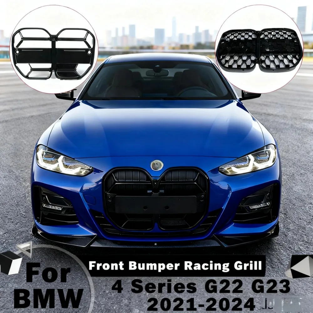 For BMW 4 Series G22 G23 430i M440i 2021-2024 Front Bumper Racing Grill Decoration Replaced Grille Auto Part Body Kit Modified
For BMW 4 Series G22 G23 430i M440i 2021-2024 Front Bumper Racing Grill Decoration Replaced Grille Auto Part Body Kit Modified