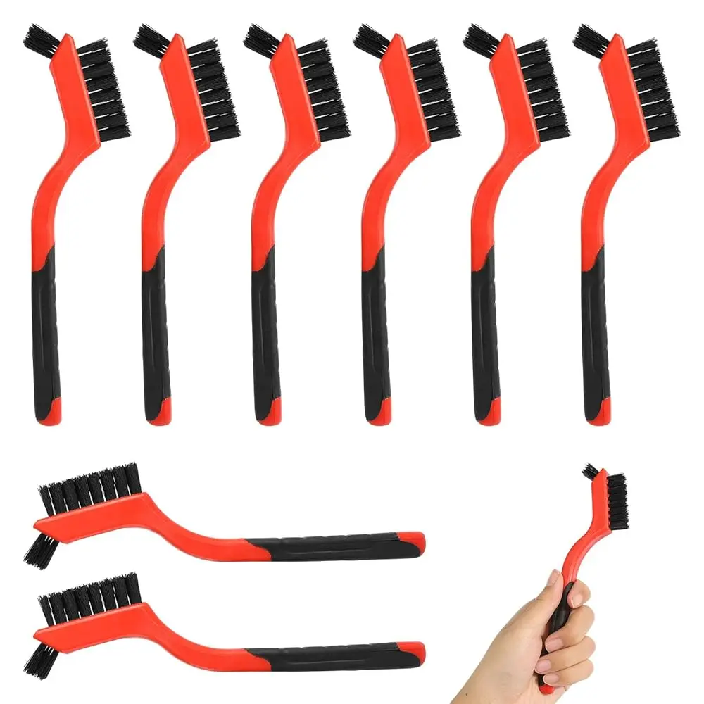 8Pcs Nylon Cleaning Brushes, Bristles Scratch Brush Set, Nylon Bristle Brushes Small Cleaning Brushes for Daily Cleaning Dirt
8Pcs Nylon Cleaning Brushes, Bristles Scratch Brush Set, Nylon Bristle Brushes Small Cleaning Brushes for Daily Cleaning Dirt