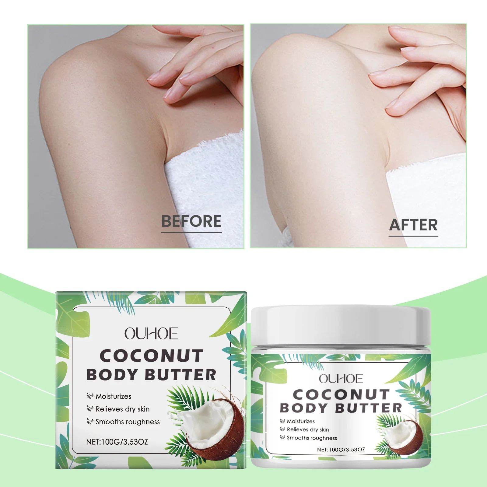 Coconut Nourishing Body Lotion Mildly hydrating moisturizing brightening and nourishing skin soft and moisturizing body milk
Coconut Nourishing Body Lotion Mildly hydrating moisturizing brightening and nourishing skin soft and moisturizing body milk