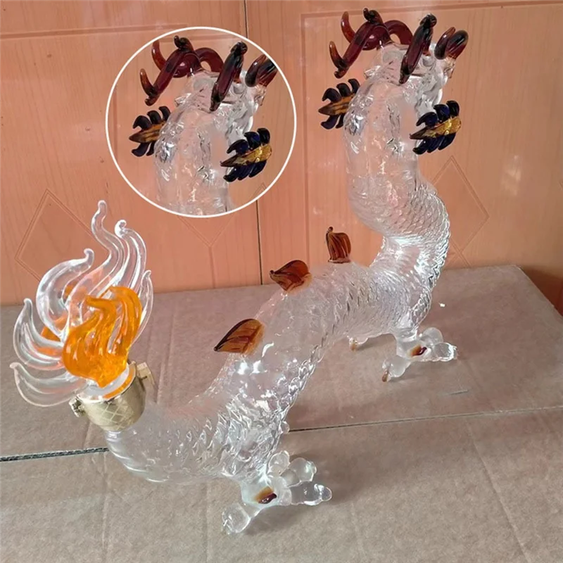 Hot Selling-Handcrafted Wine Bottle With Oriental Dragon Design, Glass Whisky Decanter For Festive Table Decor,Handcrafted Wine
Hot Selling-Handcrafted Wine Bottle With Oriental Dragon Design, Glass Whisky Decanter For Festive Table Decor,Handcrafted Wine