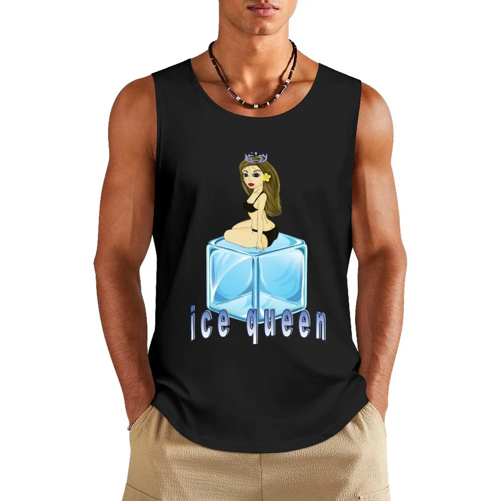 The Crowned Ice Queen Tank Top anime top Male clothes gym training accessories summer clothes men 2025
The Crowned Ice Queen Tank Top anime top Male clothes gym training accessories summer clothes men 2025
