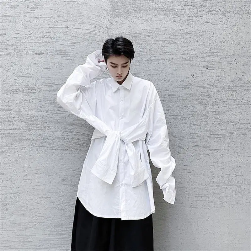 Men's Multi Sleeves Long Sleeves Casual Loose Large Size Shirt Men's And Women's Streetwear Hip-Hop Black And White Shirt
Men's Multi Sleeves Long Sleeves Casual Loose Large Size Shirt Men's And Women's Streetwear Hip-Hop Black And White Shirt