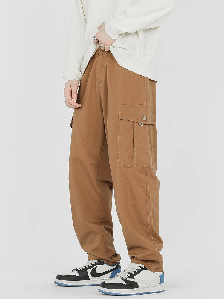 2023 Spring Summer Multi-Pockets Cargo Pants Men Streetwear Straight Baggy Joggers Work Sweatpants Male Cotton Casual Trousers
2023 Spring Summer Multi-Pockets Cargo Pants Men Streetwear Straight Baggy Joggers Work Sweatpants Male Cotton Casual Trousers
