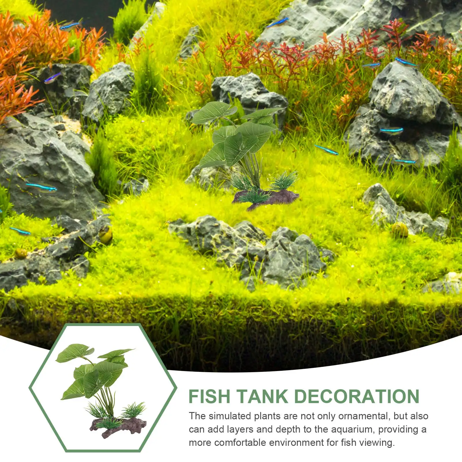 Artificial Water Plastic Aquarium Decoration for Freshwater Fish Tank Betta Decorations Realistic Grass Landscape Accessories
Artificial Water Plastic Aquarium Decoration for Freshwater Fish Tank Betta Decorations Realistic Grass Landscape Accessories