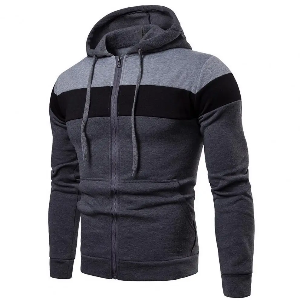Retro Style Men Hoodie Coat Autumn-winter Men's Hoodie Coat Colorful Patchwork Long Sleeve Zipper Placket Warm Casual Outwear
Retro Style Men Hoodie Coat Autumn-winter Men's Hoodie Coat Colorful Patchwork Long Sleeve Zipper Placket Warm Casual Outwear